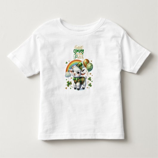 Happy St. Patrick's Day Lamb Kleinkind T-shirt (Vorderseite)