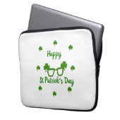 Happy St Patrick's Day Laptopschutzhülle (Vorderseite Links)