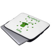Happy St Patrick's Day Laptopschutzhülle (Vorne Knopf)