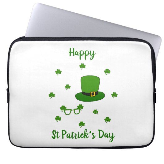 Happy St Patrick's Day Laptopschutzhülle (Vorderseite)