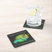 Happy St. Patrick's Day, Lass die Shenanigans begi Rechteckiger Pappuntersetzer (Vor Ort)