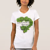 Happy St. Patrick's Day, Lass die Shenanigans begi T-Shirt (Vorderseite)