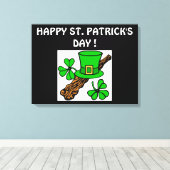 HAPPY ST.PATRICK'S DAY LEINWANDDRUCK (Insitu (Holzboden))