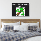 HAPPY ST.PATRICK'S DAY LEINWANDDRUCK (Insitu (Schlafzimmer))