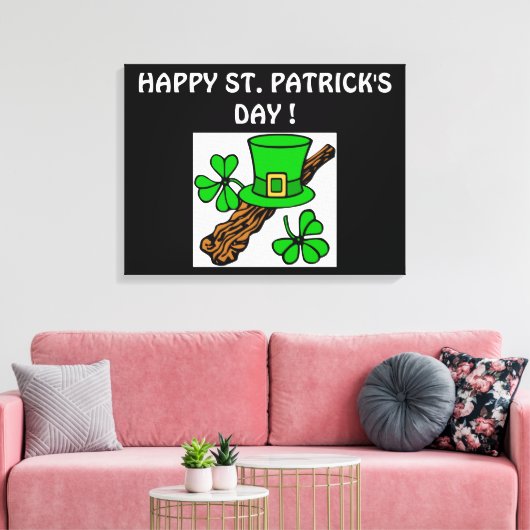HAPPY ST.PATRICK'S DAY LEINWANDDRUCK (Insitu (Wohnzimmer))