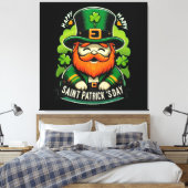 Happy St Patricks Day Leinwanddruck (Insitu (Schlafzimmer))