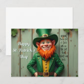 Happy St. Patrick's Day Leprechaun (Vorne/Hinten)
