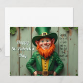 Happy St. Patrick's Day Leprechaun (Vorne/Hinten)