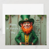 Happy St. Patrick's Day Leprechaun (Vorne/Hinten)