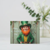 Happy St. Patrick's Day Leprechaun (Stehend Vorderseite)