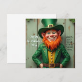 Happy St. Patrick's Day Leprechaun (Vorne/Hinten)