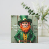 Happy St. Patrick's Day Leprechaun (Stehend Vorderseite)