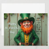 Happy St. Patrick's Day Leprechaun (Vorne/Hinten)