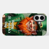 Happy St. Patrick's Day Leprechaun Case-Mate iPhone Hülle (Rückseite (Horizontal))