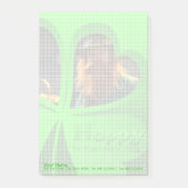 Happy St Patrick's Day Leprechaun Corporate NP3 Post-it Klebezettel (Vorderseite)