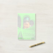 Happy St Patrick's Day Leprechaun Corporate NP6 Post-it Klebezettel (Auf Schreibtisch)