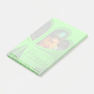 Happy St Patrick's Day Leprechaun Corporate NP6 Post-it Klebezettel