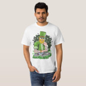 Happy St. Patrick's Day | Leprechaun DJ T-Shirt (Vorne ganz)
