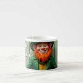 Happy St. Patrick's Day Leprechaun Espressotasse (Vorderseite)