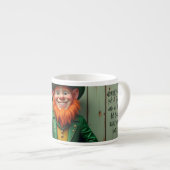 Happy St. Patrick's Day Leprechaun Espressotasse (Vorderseite Rechts)