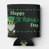 Happy St Patricks Day Leprechaun Gnome Dosenkühler (Rückseite)