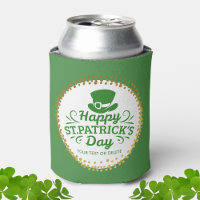 Happy St Patricks Day Leprechaun Hat Custom Text