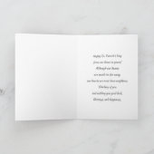 Happy St. Patrick's Day Leprechaun Hat grünes Bier Karte (Innenseite)