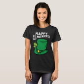 Happy St Patricks Day Leprechaun Hat Irish Men Wom T-Shirt (Vorne ganz)