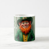 Happy St. Patrick's Day Leprechaun Kaffeetasse (Mittel)