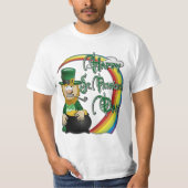 Happy St Patricks Day Leprechaun T-Shirt (Vorderseite)