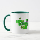 Happy St. Patrick's Day Leprechaun Tasse (Links)