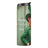 Happy St. Patrick's Day Leprechaun Thermosbecher (Nach links gedreht)