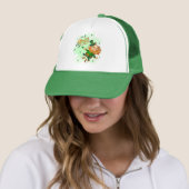 Happy St Patrick's Day Leprechaun Trucker Hat Truckerkappe (Beispiel)