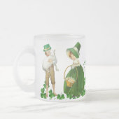 Happy St Patricks Day Little Girl Boy Sheep Clover Mattglastasse (Links)