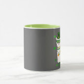 Happy St. Patrick's Day Llama Tasse (Zentrum)