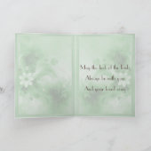 Happy St Patrick's Day Luck The Irish Sessings Karte (Innenseite)