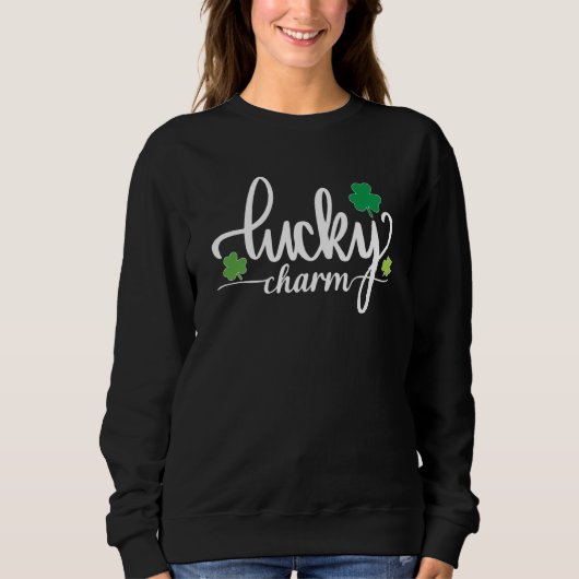 Happy St Patrick's Day Lucky Charmer Charm Boys Ki Sweatshirt (Vorderseite)