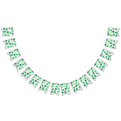 Happy St. Patrick's Day. Lucky Clover. Wimpelkette (Alle)