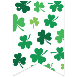 Happy St. Patrick's Day. Lucky Clover. Wimpelkette
