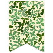 Happy St. Patrick's Day Lucky Clover Wimpelkette (Zweite Fahne)