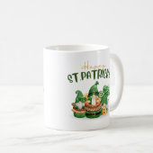 Happy St. Patricks Day - Lucky Irish Clover Party Kaffeetasse (VorderseiteRechts)