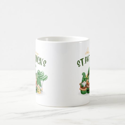 Happy St. Patricks Day - Lucky Irish Clover Party Kaffeetasse (Mittel)