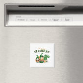 Happy St. Patricks Day - Lucky Irish Clover Party Magnet (In Situ (Geschirrspüler))