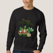 Happy St. Patricks Day - Lucky Irish Clover Party Sweatshirt (Vorderseite)