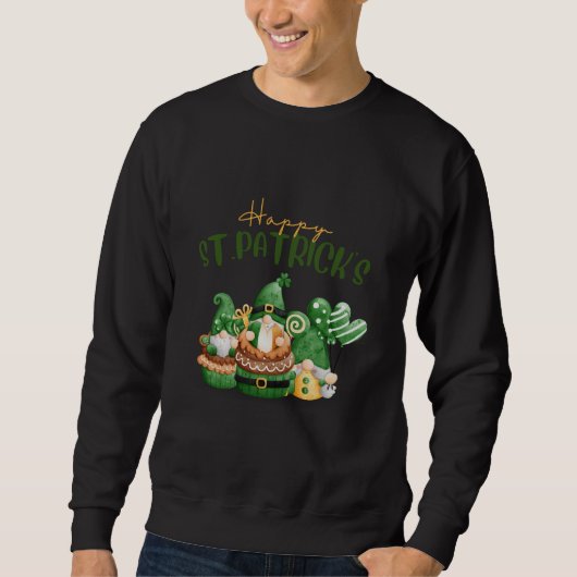 Happy St. Patricks Day - Lucky Irish Clover Party Sweatshirt (Vorderseite)