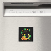 Happy St. Patricks Day - Lucky Irish Kleeblatt Magnet (In Situ (Geschirrspüler))