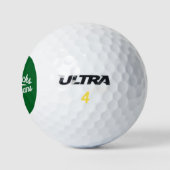 Happy St Patricks Day Lucky Kleeblatt & Shenanigan Golfball (Logo)