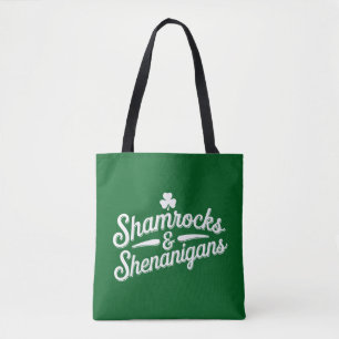 Happy St Patricks Day Lucky Kleeblatt & Shenanigan Tasche
