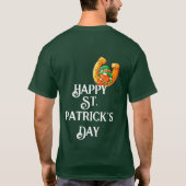 Happy St Patricks Day Lucky Leprechaun Pot of Gold T-Shirt (Rückseite)