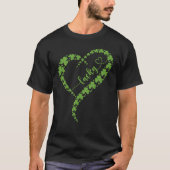 Happy St Patrick's Day Lucky Shamrock Heart St Pat T-Shirt (Vorderseite)